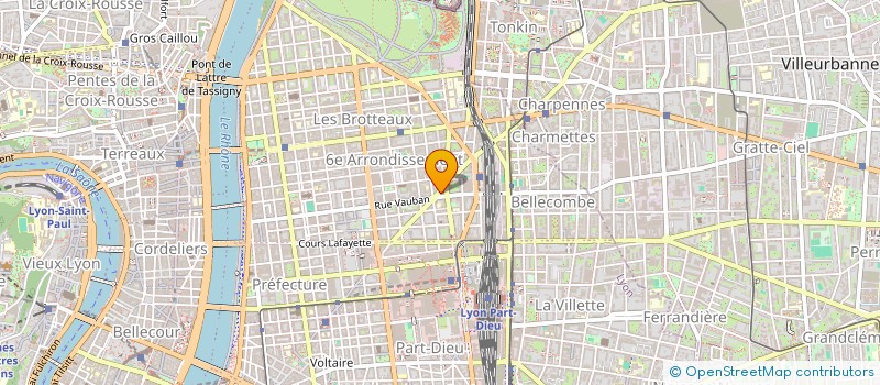 localisation de l'entreprise SCI DHBTVB  LYON