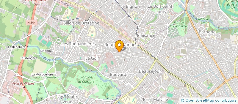 localisation de l'entreprise SCI DHCG  SAINT-HERBLAIN