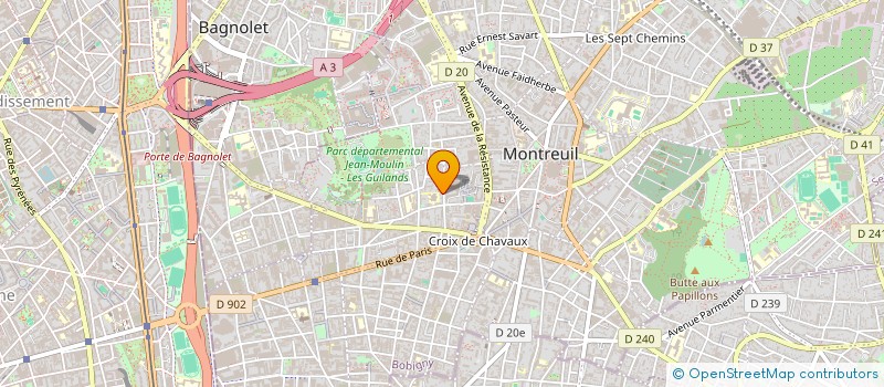 localisation de l'entreprise SCI DHELIN KASSAP à MONTREUIL