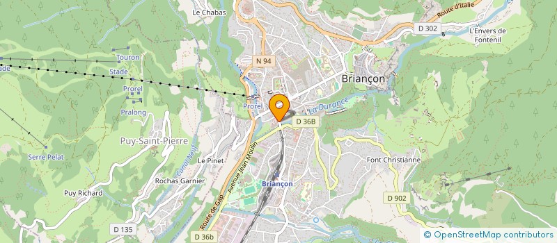 localisation de l'entreprise SCI DHELLEMMES à BRIANCON