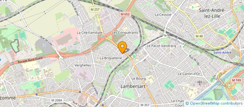 localisation de l'entreprise SCI DHENNAT IMMO à LAMBERSART