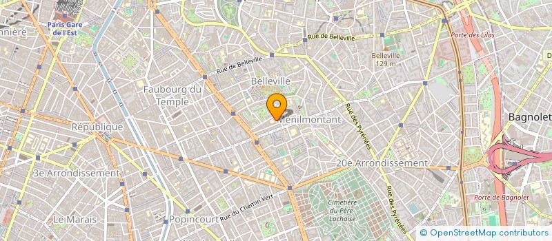 localisation de l'entreprise SCI DHERSIN  PARIS