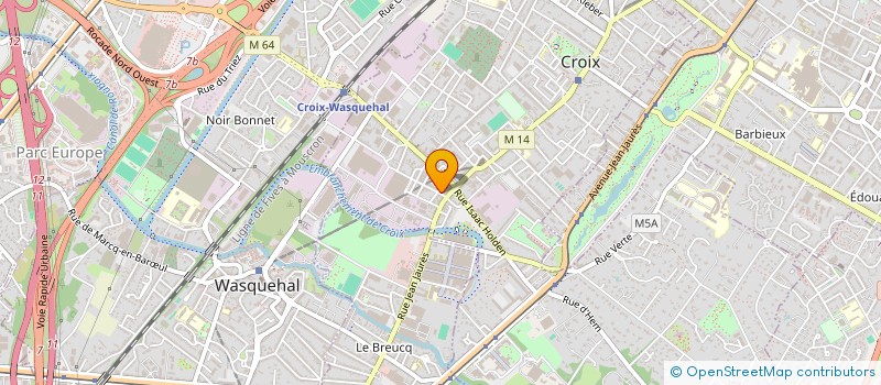 localisation de l'entreprise SCI DHHJ à CROIX