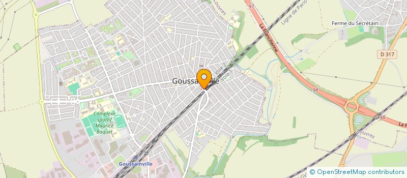 localisation de l'entreprise SCI DHK IMMO à GOUSSAINVILLE
