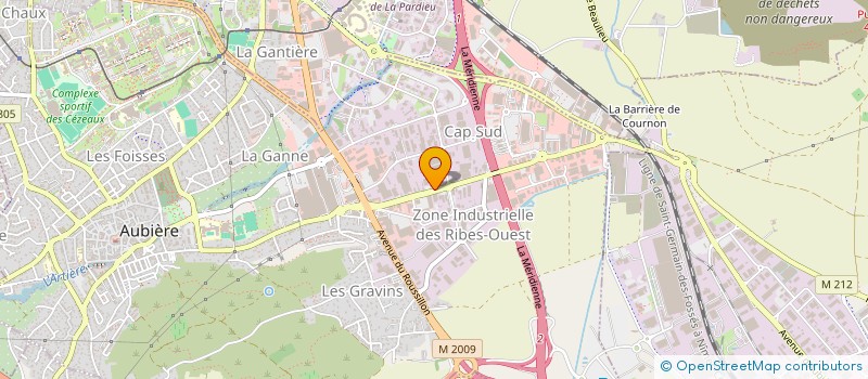 localisation de l'entreprise SCI DHKLM  AUBIERE