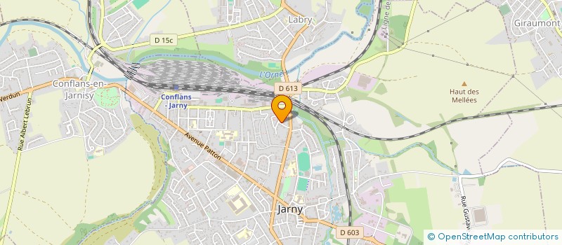 localisation de l'entreprise SCI DHN IMMOBILIER  JARNY