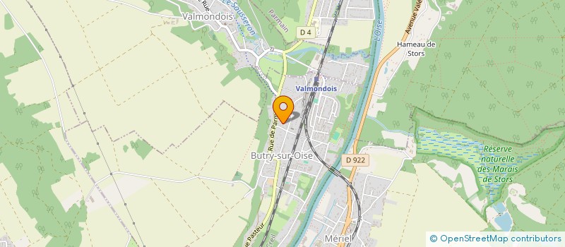 localisation de l'entreprise SCI DHONT  BUTRY-SUR-OISE