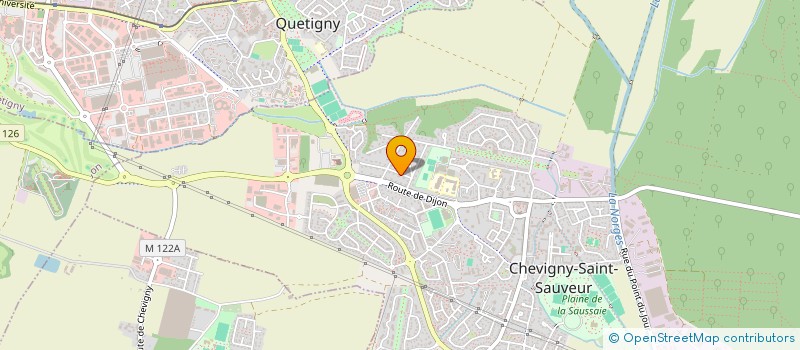 localisation de l'entreprise SCI DHONT CHATEL  CHEVIGNY-SAINT-SAUVEUR