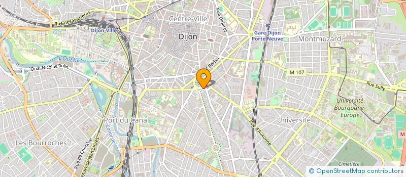 localisation de l'entreprise SCI DHONT-GRADEL à DIJON