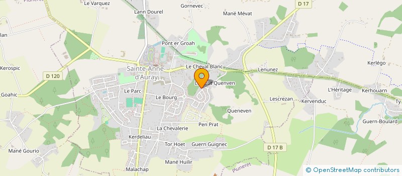 localisation de l'entreprise SCI DHOURY ET CIE  CARNAC