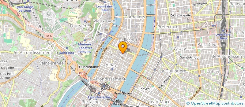 localisation de l'entreprise SCI DHP  LYON