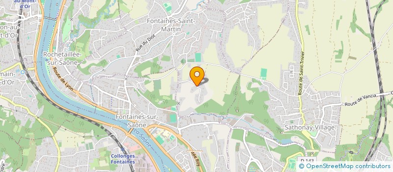 localisation de l'entreprise SCI DHP  FONTAINES-SAINT-MARTIN