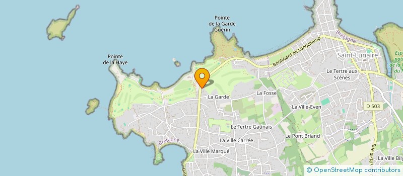 localisation de l'entreprise SCI DHS  SAINT-BRIAC-SUR-MER