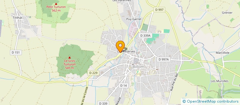 localisation de l'entreprise SCI DHS63  LES MARTRES-DE-VEYRE