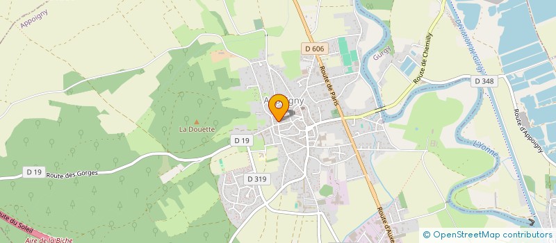 localisation de l'entreprise SCI DHUICQ  APPOIGNY