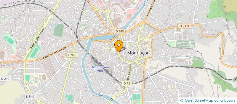 localisation de l'entreprise SCI DHUMESSAGEON à MONTLUCON