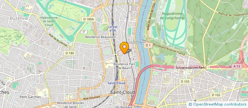 localisation de l'entreprise SCI DI à SAINT-CLOUD