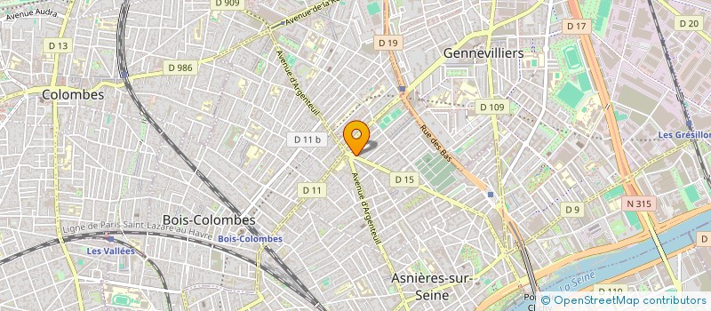 localisation de l'entreprise SCI DI à ASNIERES-SUR-SEINE