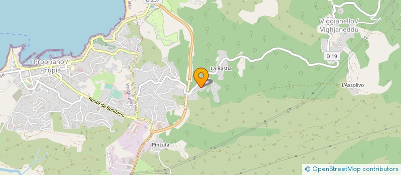 localisation de l'entreprise SCI DI A FILETTA  BELVEDERE-CAMPOMORO