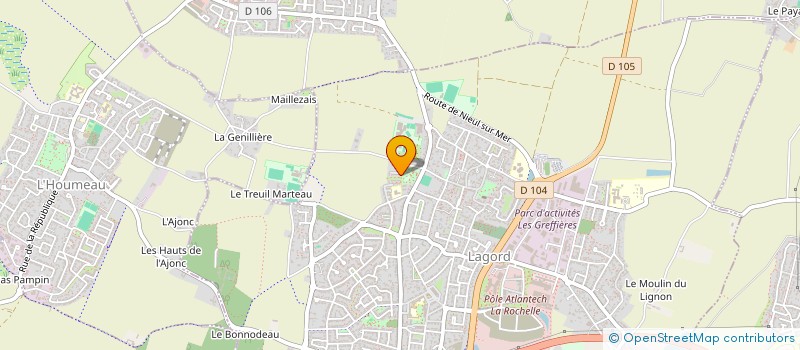 localisation de l'entreprise SCI DI ANGELIA  LAGORD