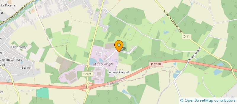 localisation de l'entreprise SCI DI CACCIADORI à FAY-AUX-LOGES