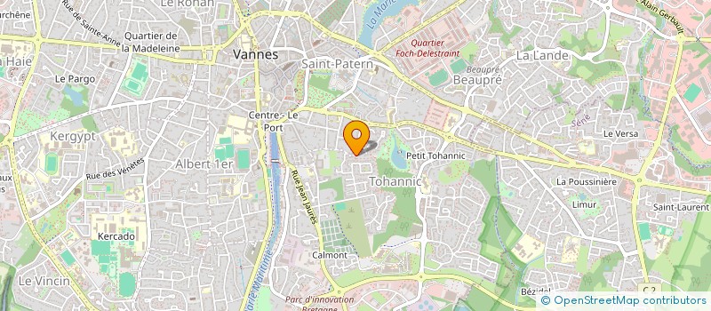 localisation de l'entreprise SCI DI CAPELLO à VANNES