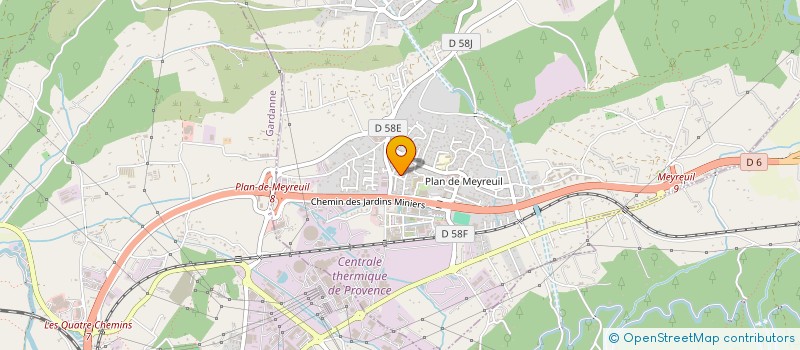 localisation de l'entreprise SCI DI CARREAU DE LA MINE  MEYREUIL