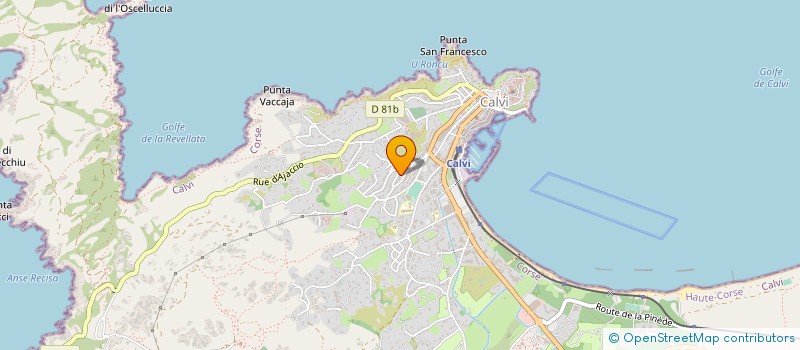 localisation de l'entreprise SCI DI CASA à CALVI