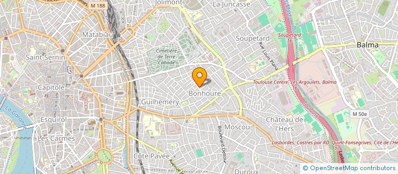 localisation de l'entreprise SCI DI CASTALI à TOULOUSE