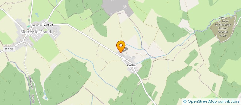localisation de l'entreprise SCI DI CHARMAY  MERCEY-LE-GRAND