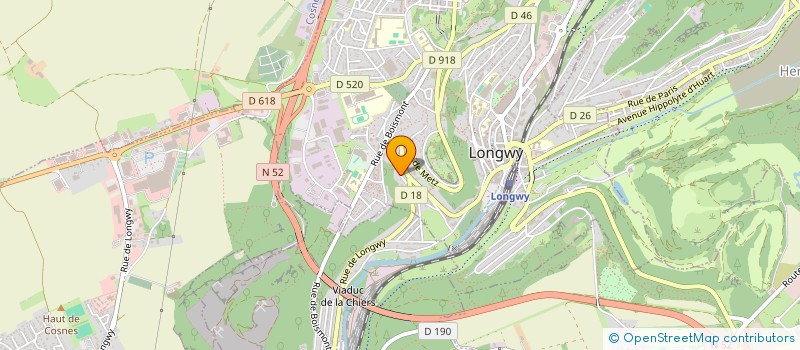 localisation de l'entreprise SCI DI DOMENICO à LONGWY