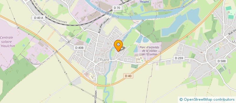 localisation de l'entreprise SCI DI DT-A  THIANT