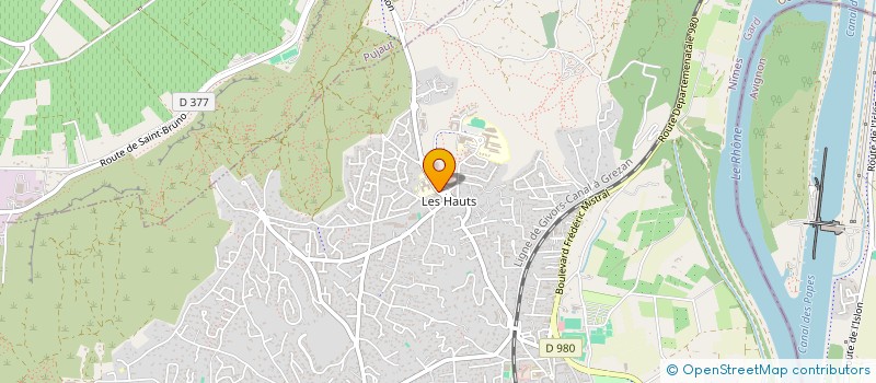 localisation de l'entreprise SCI DI FLAY  VILLENEUVE-LES-AVIGNON