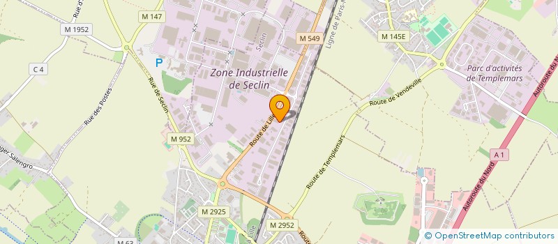 localisation de l'entreprise SCI DI IMMO  SECLIN