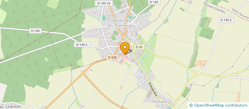 localisation de l'entreprise SCI DI KIOSQUE à CHATEAUNEUF-EN-THYMERAIS