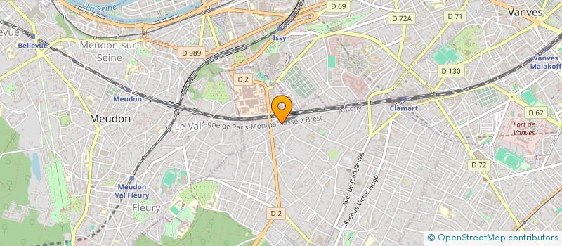 localisation de l'entreprise SCI DI MILO à CLAMART