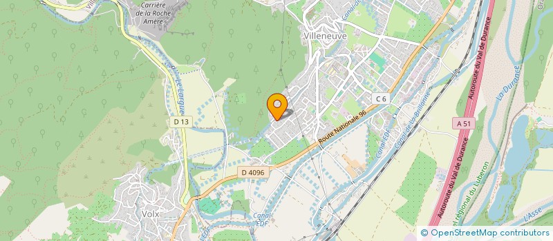 localisation de l'entreprise SCI DI NAPOLI  VILLENEUVE