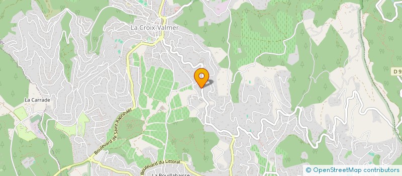 localisation de l'entreprise SCI DI NELLO  LA CROIX-VALMER