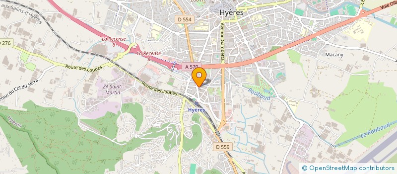 localisation de l'entreprise SCI DI-NO à HYERES