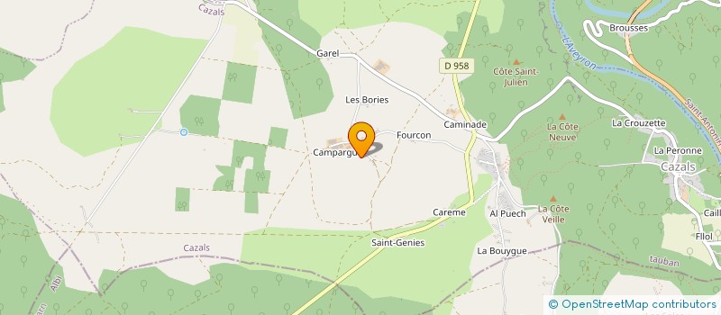 localisation de l'entreprise SCI DI PIETRO  SAINT-ANTONIN-NOBLE-VAL