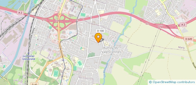 localisation de l'entreprise SCI DI VALFORTORE  AULNOY-LEZ-VALENCIENNES