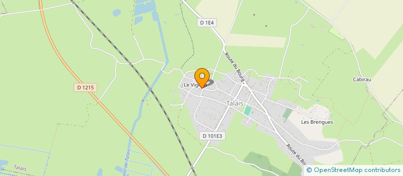 localisation de l'entreprise SCI DI VIGNEAU  TALAIS