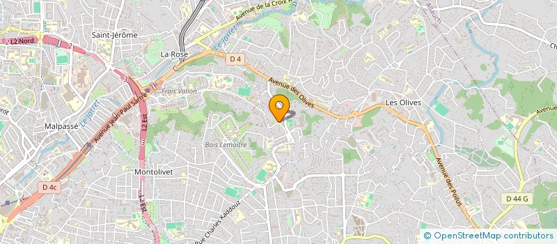 localisation de l'entreprise SCI DI VITA LE SPHINX à MARSEILLE