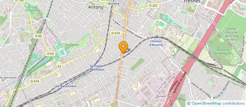 localisation de l'entreprise SCI DI VITO HILLER à ANTONY