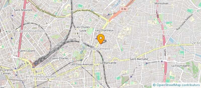 localisation de l'entreprise SCI DIA DENTIS SAINT BRUNO à MARSEILLE