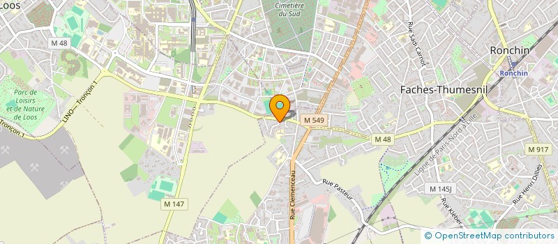 localisation de l'entreprise SCI DIA IMMOLOC  WATTIGNIES