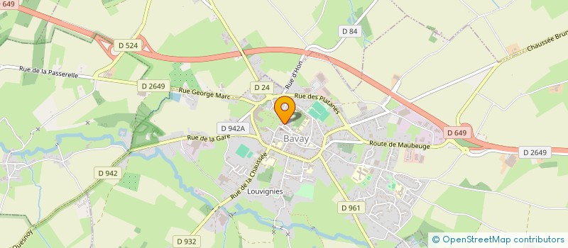 localisation de l'entreprise SCI DIABLO  BAVAY