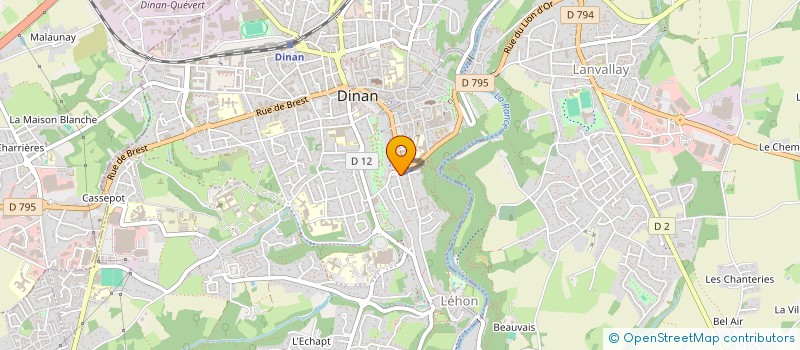 localisation de l'entreprise SCI DIABOLETTE  DINAN