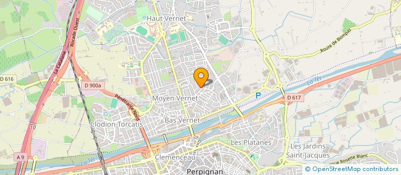 localisation de l'entreprise SCI DIABOLO à PERPIGNAN