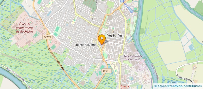 localisation de l'entreprise SCI DIABOLO  ROCHEFORT